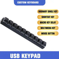 10 keys Macro Programming Keyboard OSU Gaming Keyboards Mini Keypad Drawing Keyboard Custom Keyboard Mechanical Keyboard
