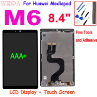 100% Test LCD 8.4" For Huawei Mediapad M6 LCD Display Touch Screen Digitizer Assembly for Huawei M6 8.4 VRD-W09 LCD Replacement