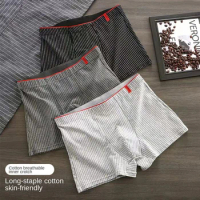 Men's Boxer Shorts With Seamless Waist Comfort Underpants Plus Size Youth Comfortable Shorts Man Panties