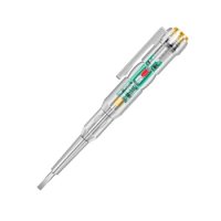 B12 Multi-functional Test Pen Highlight Color Light Tester Screwdriver 24V~250V Bright Double-color Lamp Beads Detectors