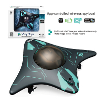 Mini Mobile APP Remote Control Boat Headlights 6CH Real Time Transmission Underwater Camera Boats Sw