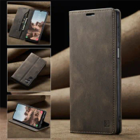 Samsung Galaxy A24 5G Case Leather Magnetic Card Bags Case For Galaxy A 24 4G Cover Stand Luxury Wallet Phone Case