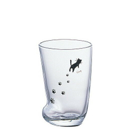 日本ADERIA 貓咪足跡玻璃杯 Drinkeat 器皿工坊