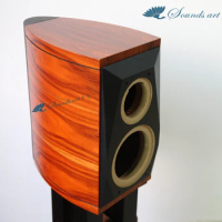 1 Pair Custom 6.5-inch bookshelf speaker empty cabinet, curved cabinet speaker shell custom speaker speaker customization