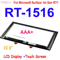 10.6" LCD For Microsoft Surface 1 1st Gen RT1 RT 1516 LCD Display Touch Screen Assembly for Surface RT 1516 LCD LTL106AL01-001