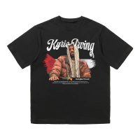Premium Quick-Dry Polyester T-Shirt S-3XL | 200g Basketball Short Sleeve Tee with Kyrie Irving Dunk 