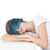 Silk 3D Soft Eye Mask Sleeping Eye Mask Ladies Men Soft Portable Eye Mask Suitable For Travel Health Eye Mask Dropshipping