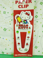 【震撼精品百貨】Hello Kitty 凱蒂貓 夾子-紅畫家圖案 震撼日式精品百貨
