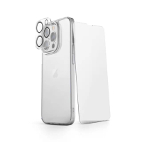 【UNIQ】iPhone 14 Pro Lifepro 超透亮防摔雙料保護殼(超值組合包)