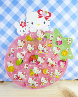 【震撼精品百貨】Hello Kitty 凱蒂貓~KITTY閃亮小貼紙-草莓