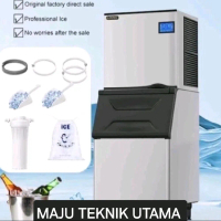 Iceler Mesin Es Batu Kristal Commercial Ice Maker 250kg/24Jam Ice Cube Machine