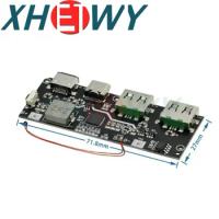 22.5W power bank 5-port bidirectional fast charging mobile power module circuit board DIY motherboard kit QC4+PD3.0