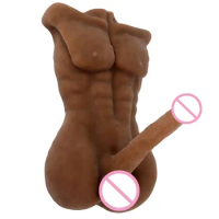 Realistic Male Torso Sex Doll To Masturbate For Men Women Flexible Dildo Sexy Penis Vagina Stimulation Female Masturbation Toy