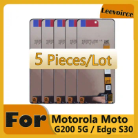 5 PCS 6.8" Original For Motorola Moto Edge S30 Touch Screen LCD Digitizer Repair Replacement Parts Display For MOTO G200 5G