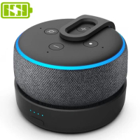 GGMM Original Echo Dot 3rd Gen Battery Base For Amazon Speaker with 6 Hours Play Portable Rechargeable Base for Alexa Echo Dot 3