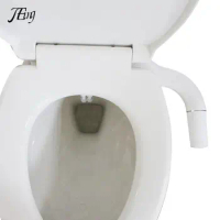 Bidet Attachment Ultra-Slim Toilet Seat Attachment Dual Nozzle Bidet Adjustable Water Pressure Non-Electric Ass Sprayer