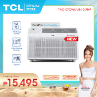 TCL 0.7HP Eco Inverter Window-Type Air Conditioner TAC-07CWI/UB Aircon