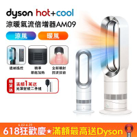 Dyson戴森 二合一涼暖氣流倍增器 風扇 AM09 銀白色
