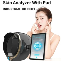 2024 Professional 3D Tech Wood Lamp Magic Mirror Skin Analysis Machine Portable Facial Skin Analyzer