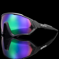 SCVCN Photochromic Sunglasses Man Cycling Glasses Polarized MTB Mountain Goggles Women Bicycle Eyewear Road Bike Windproof Sport
