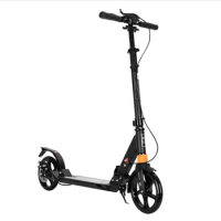 Adult scooter one second folding two-wheel shock-absorbing scooter portable scooter
