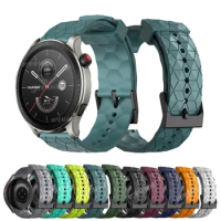 22mm Silicone Strap For Amazfit GTR 4/3 Pro/2 2E/47mm Smartwatch Bracelet Band For Huami Amazfit Bip 5/Pace/Stratos 3 2S Correa