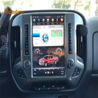 Carplay Qualcomm Android 11 Car GPS Navigation For Chevrolet Cheyenne Silverado Sierra 2014-2018 Headunit Multimedia Tesla Radio