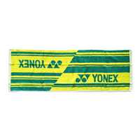 Yonex Towel [AC10011TR614] 毛巾 運動 羽球 吸汗 舒適 柔軟 33x100cm 綠黃
