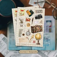 [READY] Our Dreamscape Sticker Sheet Deco Aesthetic Stiker Pack | Scrapbook Vintage Journaling Korea