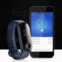 M3 Pro Smart Bracelet Heart Rate Blood Pressure Health Waterproof Smart Watch Bluetooth Watch Wristband Fitness Tracker M3 Plus