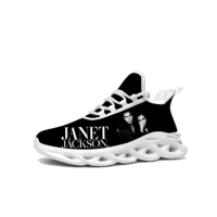 Janet Jackson Singer Flats Sneakers Mens Womens Good Times Sports Run Shoe Sneaker Tailor-made Lace Up Mesh Footwear Shoes