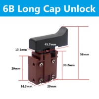 1pc Electric Hammer Accessories For DCA GBH 26 Percussion Drill Switch Long Cap Type Lock / Unlock