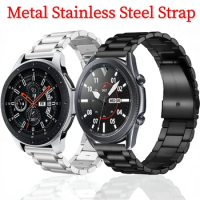 22mm Stainless Steel Band For Huami Amazfit GTR 47mm Pace Stratos Bip 5 Watch Bracelet Strap Loop For GTR 4 3 Pro 2 2e With Tool