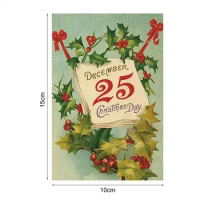 Elk Christmas Cards Girls Christmas Cards Assorted Merry Christmas Greeting Cards Santa Claus Elk Girl Print Diy Gift for Xmas