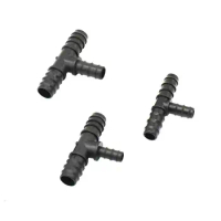 30Pcs T-Shape 25mm To 20mm To 16mm Garden Hose Reducer Tee Barb Connector 1" 3/4" 1/2" Hose Tee Water Splitter