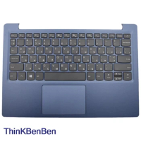 UKR Ukrainian Blue Keyboard Upper Case Palmrest Shell Cover For Lenovo Ideapad 130S S130 11 11IGM 120S 11IAP Winbook 5CB0R61436