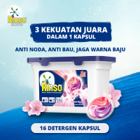 Rinso Matic Deterjen Kapsul Sakura Blossom 168 g