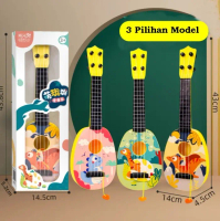 MAINAN GITAR UKULELE ANAK ALAT MUSIK ANAK MAINAN EDUKASI BERKOTAK - HOPE ONE
