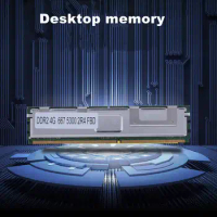 DDR2 4GB Ram Memory 667Mhz PC2 5300F 240 Pins 1.8V FB DIMM with Cooling Vest for AMD Intel Desktop Memory Ram