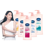 【Vaseline 凡士林】官方直營 透亮系列潤膚露350ml/400ml(完美十效/水感透亮/透亮修護/SPF24防曬/瞬效透亮)
