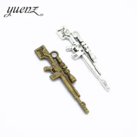 YuenZ 8pcs Hot Sell Exquisite vintage Sniper rifle Alloy Charms Pendant for Jewelry Making Accessory 45*11mm M30