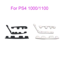 50SETS For Sony Playstation 4 PS4 Console Rubber Pad Dustproof Pad Protective Cover White and Black