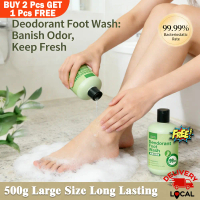 500ml Deodorant Foot Wash Deodorant Deep Cleaning Foam Silver Ion Antibacterial Eliminates Smelly Fe