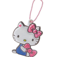 【震撼精品百貨】Hello Kitty 凱蒂貓~日本SANRIO三麗鷗 KITTY姓名牌吊飾 反光吊飾*35864