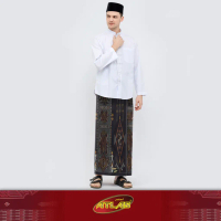 Sarung ATLAS Super Premium 920 Motif KJB Coklat