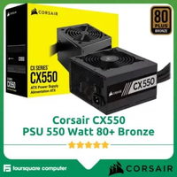 PSU Corsair CX550 550 Watt 80 Plus Bronze | 550W Resmi