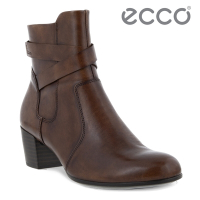 ECCO SHAPE M 35 型塑魅力造型皮革短靴 網路獨家 女鞋 棕色