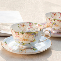 英式骨瓷咖啡杯套裝歐式下午茶茶具創意陶瓷簡約家用紅茶杯 交換禮物