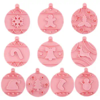 Cookie Stampers For Baking 10 Biscuits Pastry Cutter Set For Christmas Birthday Cookie Stampers For Baking Biscuits Cake
