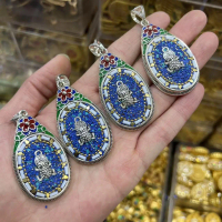 Vòng Cổ Locket, Thủ Công Thái Lan, Thiết Kế Bốn Tai Năm Mắt, Locket Feng Anh Cả Thứ Hai, Vòng Cổ thả